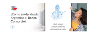 Envía dinero al Banco Consorcio de Chile desde Argentina