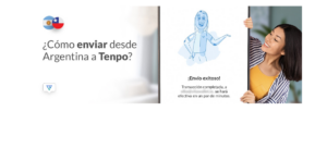 Envía dinero desde Argentina a una cuenta en Tenpo de Chile