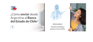 Transfiere desde Argentina al Banco del Estado de Chile