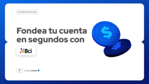 Recarga gratis vía transferencia a nuestra cuenta de BCI en Chile