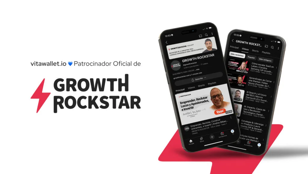 ¡Oficial! Vita Wallet Patrocinador de Growth Rockstar