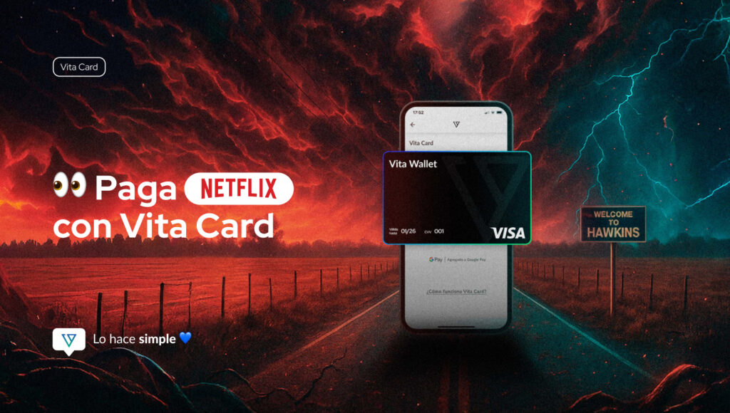 ¡Mira el estreno de Stranger Things! Paga tu Netflix con Vita Card